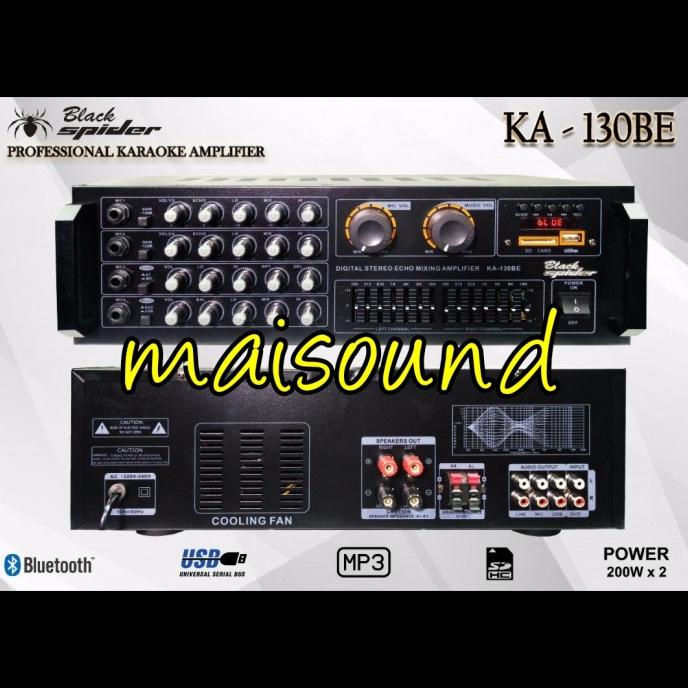 AMPLI BLACKSPIDER KA 130 BE AMPLIFIER BLACK SPIDER KA 130BE KA130BE .