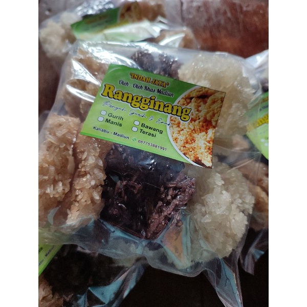 

Rangginang(manis,gurih, bawang,terasi)