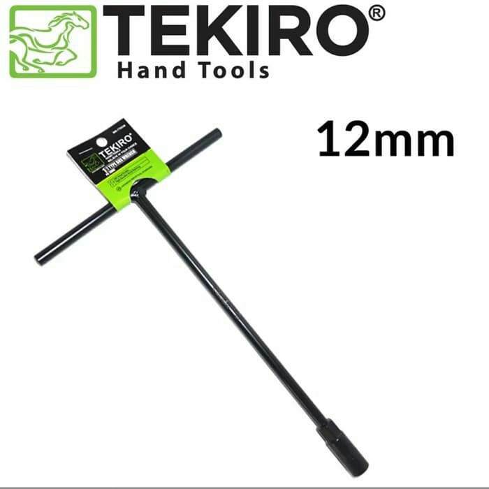 Kunci Sock T Kunci T Hitam 12 mm T-Type Wrench TEKIRO