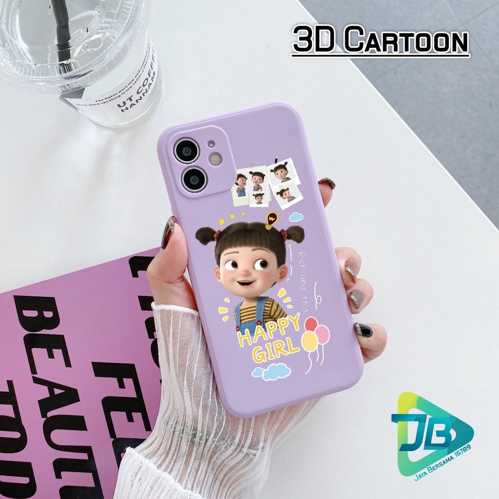 CASE CASING SOFTCASE SILIKON MACARON PELINDUNG KAMERA CARTOON OPPO VIVO SAMSUNG XIAOMI REALME IPHONE ALL TYPE JB5280