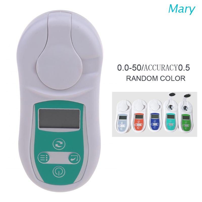 Mary Refraktometer Brix Digital 0-53% Untuk Mengukur Kadar Gula