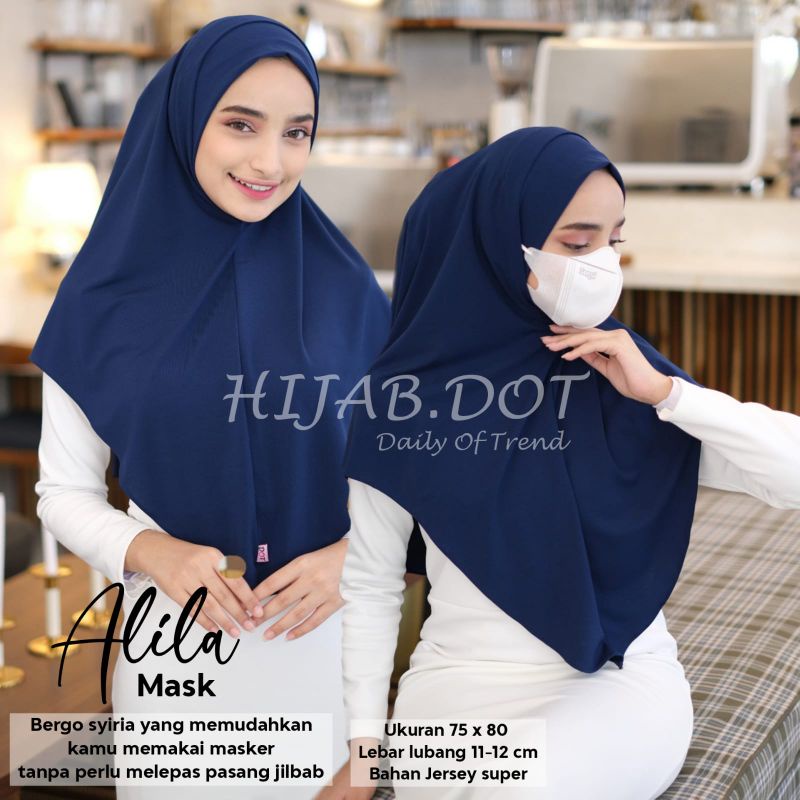 Alila Mask / Bergo Instan Masker By Hijab.DOT-1