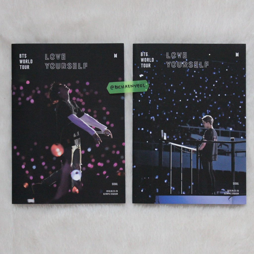 BTS - Love Yourself in Seoul Bluray Mini Photobook | RM Jin Suga Jhope Jimin V Jungkook Photocard