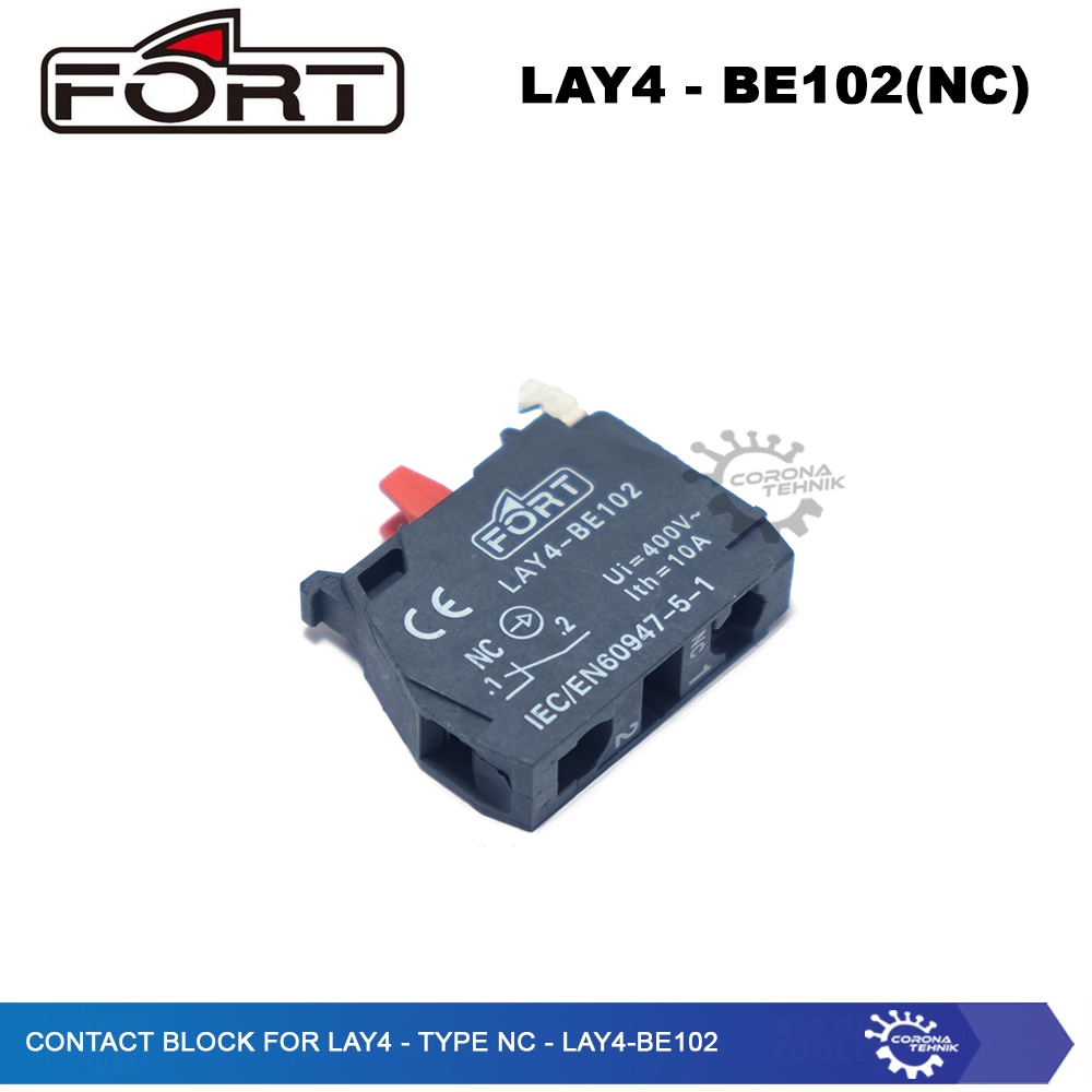 LAY4-BE102 - Contact Block Saklar for LAY4 - Type NC