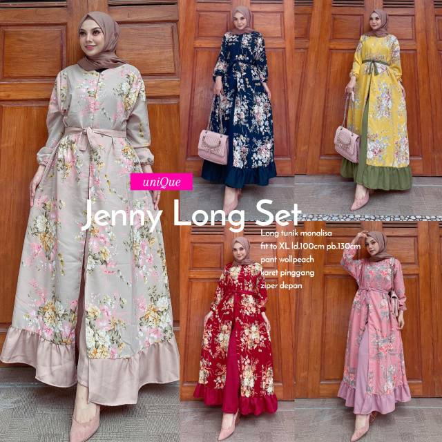 SET TUNIK MONALISA // JENNY LONG SET BY UNIQUE