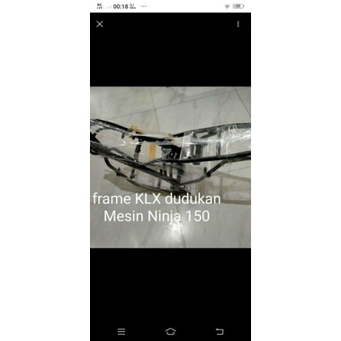 Frame Rangka KLX dudukan mesin Ninja pnp