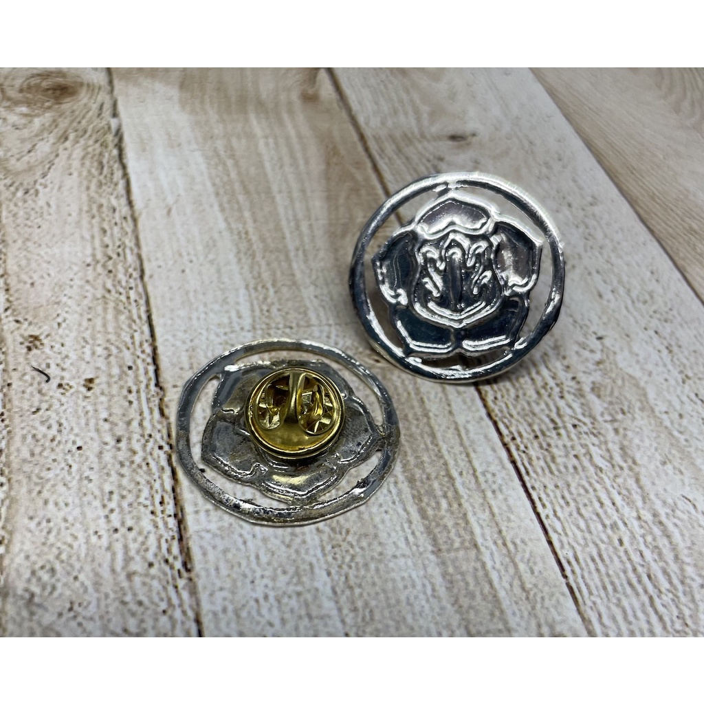 Pin Kerah Satpam - Pin Monogram Satpam - Monogram Security - Monogram - Silver
