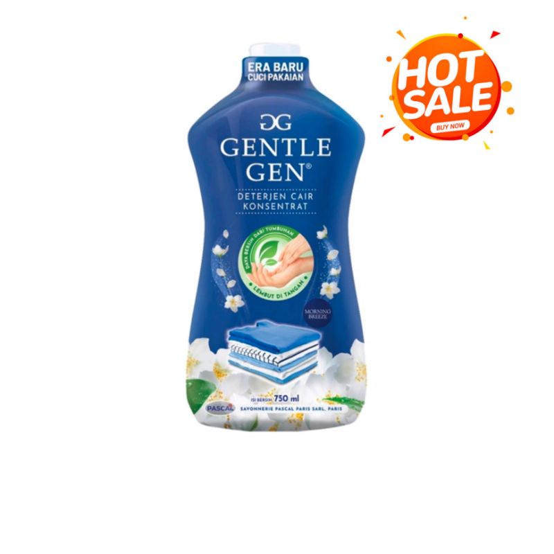 Gentle Gen Deterjen Cair Morning Breeze 750ml