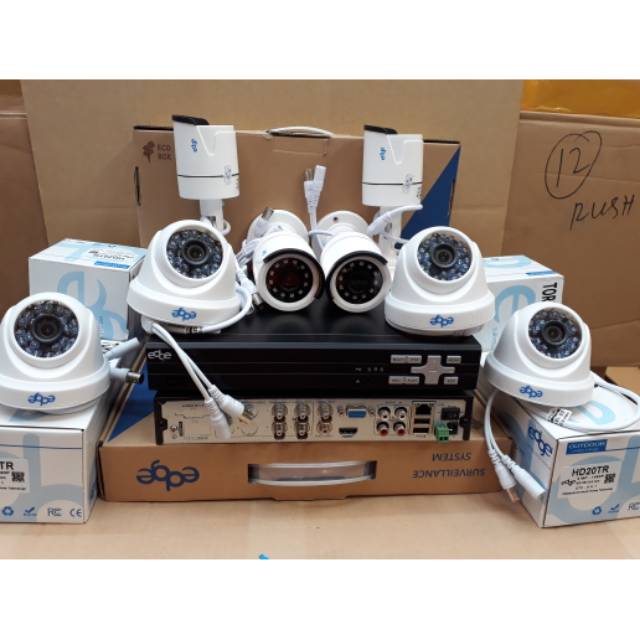 Paket kamera cctv edge 16ch 2mp 1080p full hd new series tornado