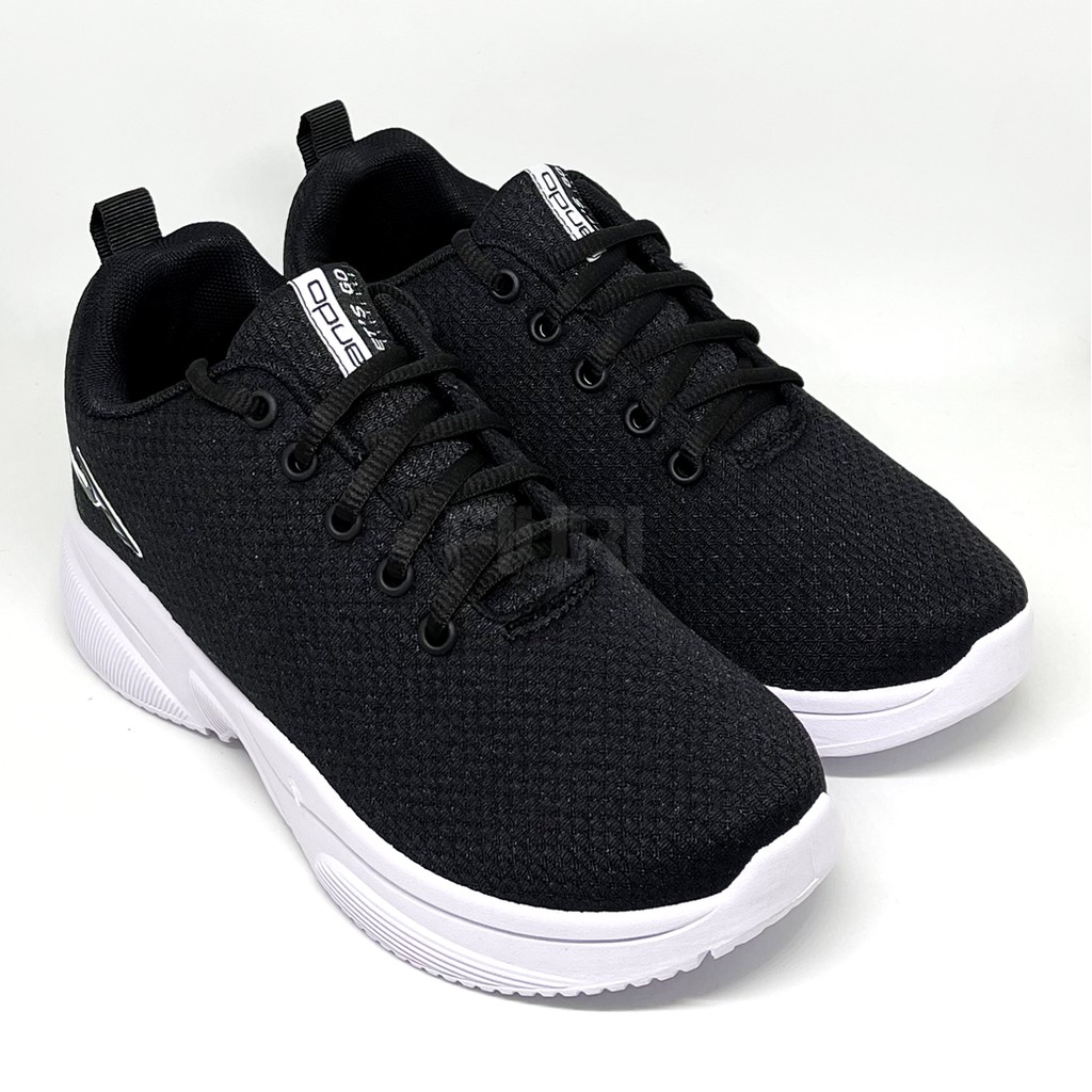 FIURI - Ando Original - FRESTY 37-40 HITAM PUTIH - Sepatu Kets Wanita - Sepatu Sneakers Wanita - Sepatu Olahraga Sport Wanita - Sepatu Casual - Sepatu Jogging Lari Fitness Gym Senam Wanita - Sepatu Anak Perempuan Cewek -Sepatu Sekolah Bertali SD SMP SMA-5