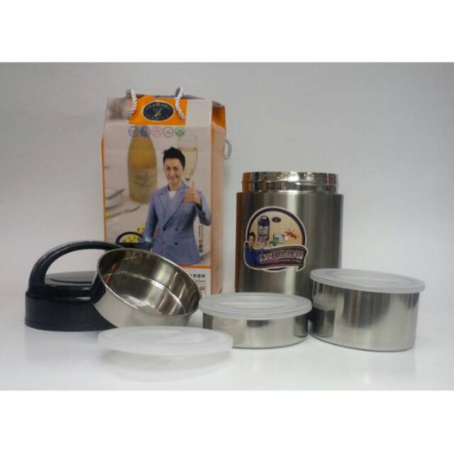 Yoshikawa Lunch Box Stainless 1,5 liter