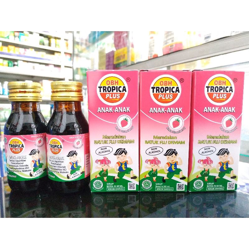 OBH TROPICA PLUS ANAK STRAWBERRY 60ML