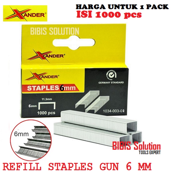 

Isi Staples 6 Mm Isi Stapler U Refill Stapler Gun Staple Gun 1000pcs Staples Jok Motor Wall Art Decor