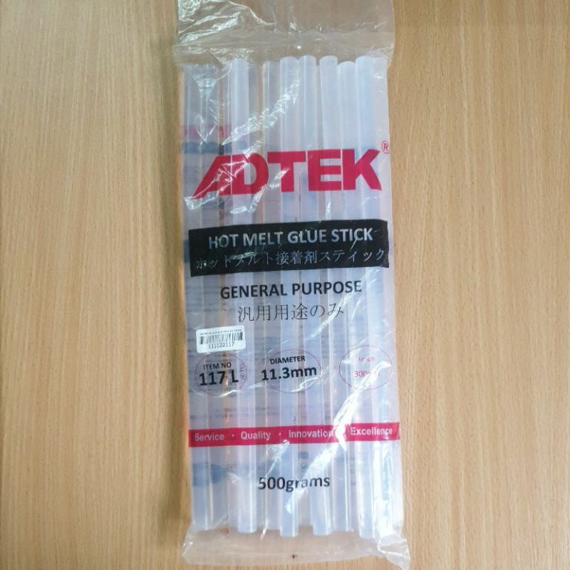 

ADTEK LEM LILIN BESAR 11.3MM/ HOT MELT GLUE STICK 500GR