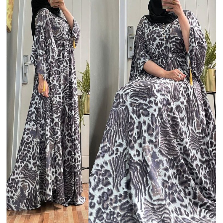 GAMIS LUNA MAYA DRESS LEOPARD