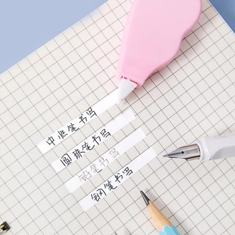 6 Pcs Simple Mini Macaron Student Writing Correction Tape