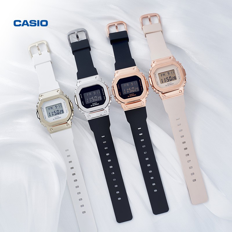 Casio G-SHOCK Jam Tangan Fashion Sports Trend Waterproof  Women's Watch GM-S5600 Series Watch