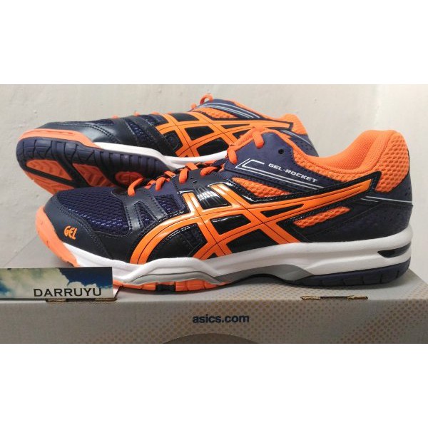 Sepatu ASICS Gel Rocket 7 Badminton ORI BNIB BO807 CN BAT