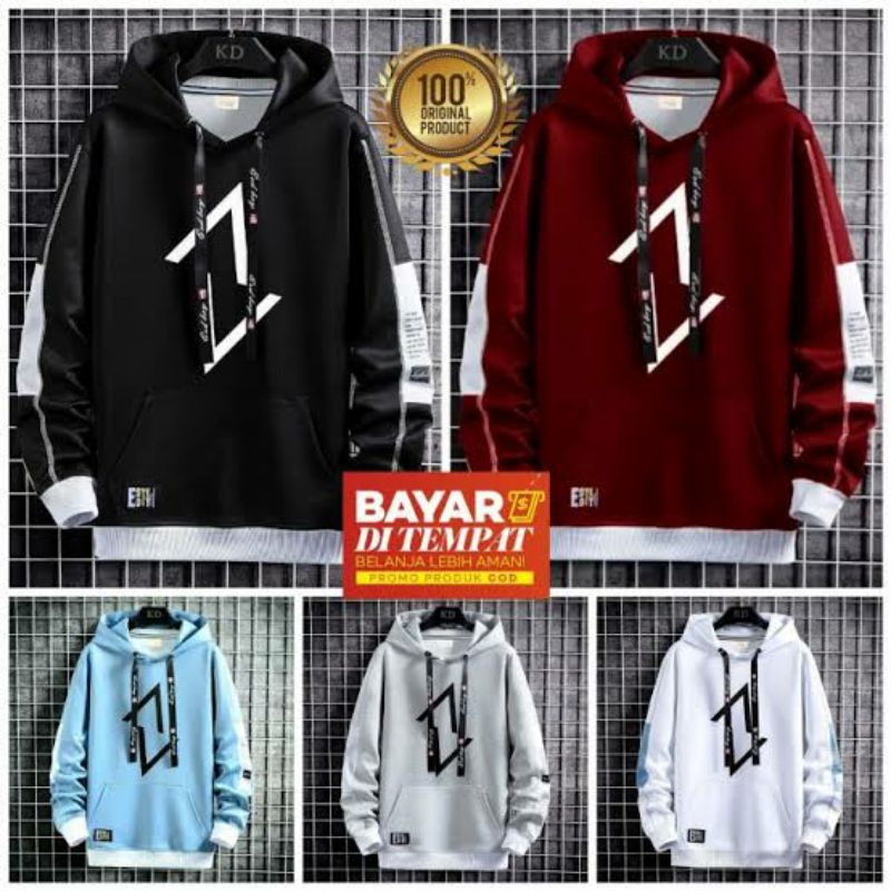 Sweater Pria AV Hoodie Cowo