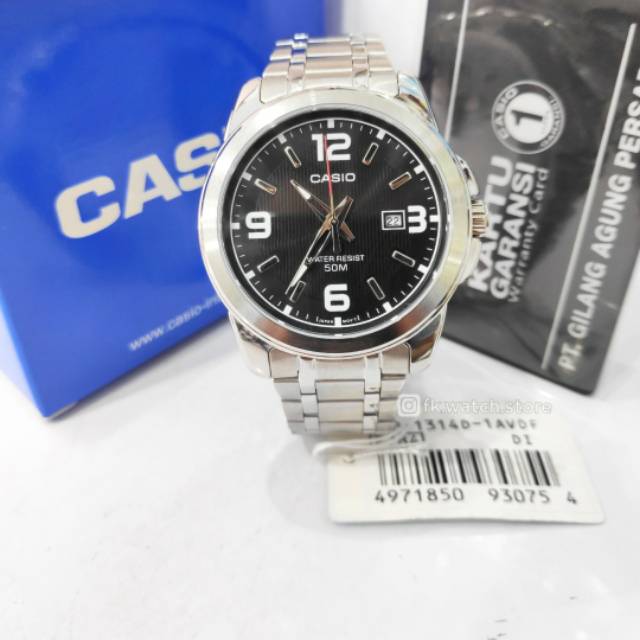 CASIO MTP-1314D-1AVDF / MTP1314D ORIGINAL Jam Tangan Pria CASIO Analog