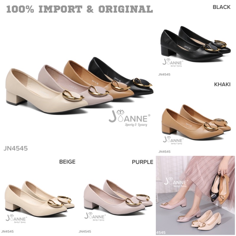 [ORIGINAL] JOANNE Pump Heels Shoes Sepatu Hak Tahu #JN4545