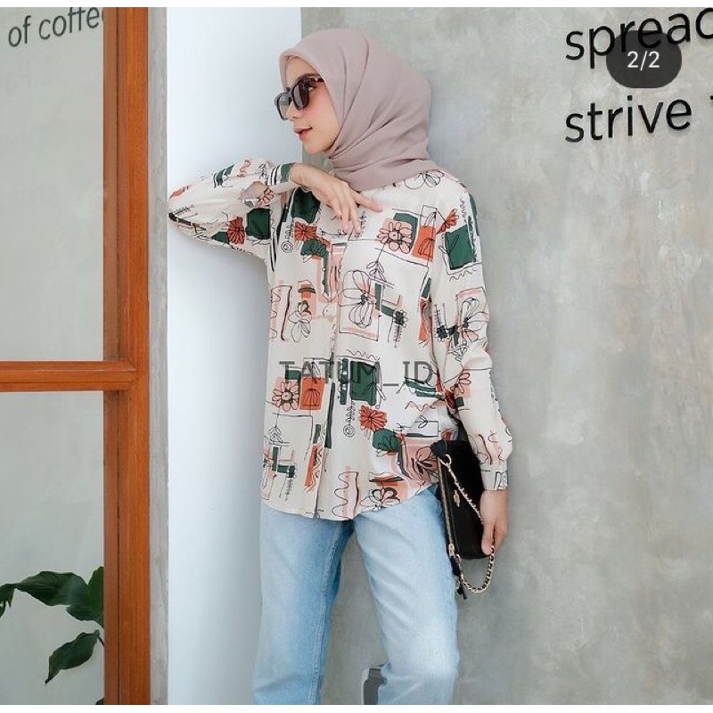 PRELOVED KEMEJA ARTSY BY TATUM ID