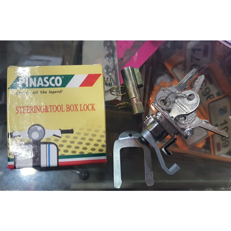 KUNCI BOX LACI DEPAN & SETANG VESPA