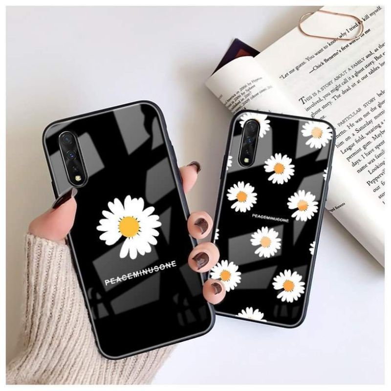 RUBBER CASE PEACEMINUSONE CASE DAISY FLOWER DAISY CASE RUBBER GLASS CASE CUSTOM CASE FOTO Case Oppo 