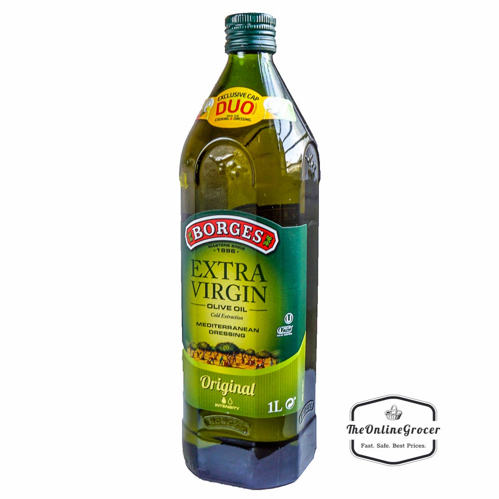 Borges Extra Virgin Olive Oil 1L - Minyak Zaitun Murni Cold Pressed