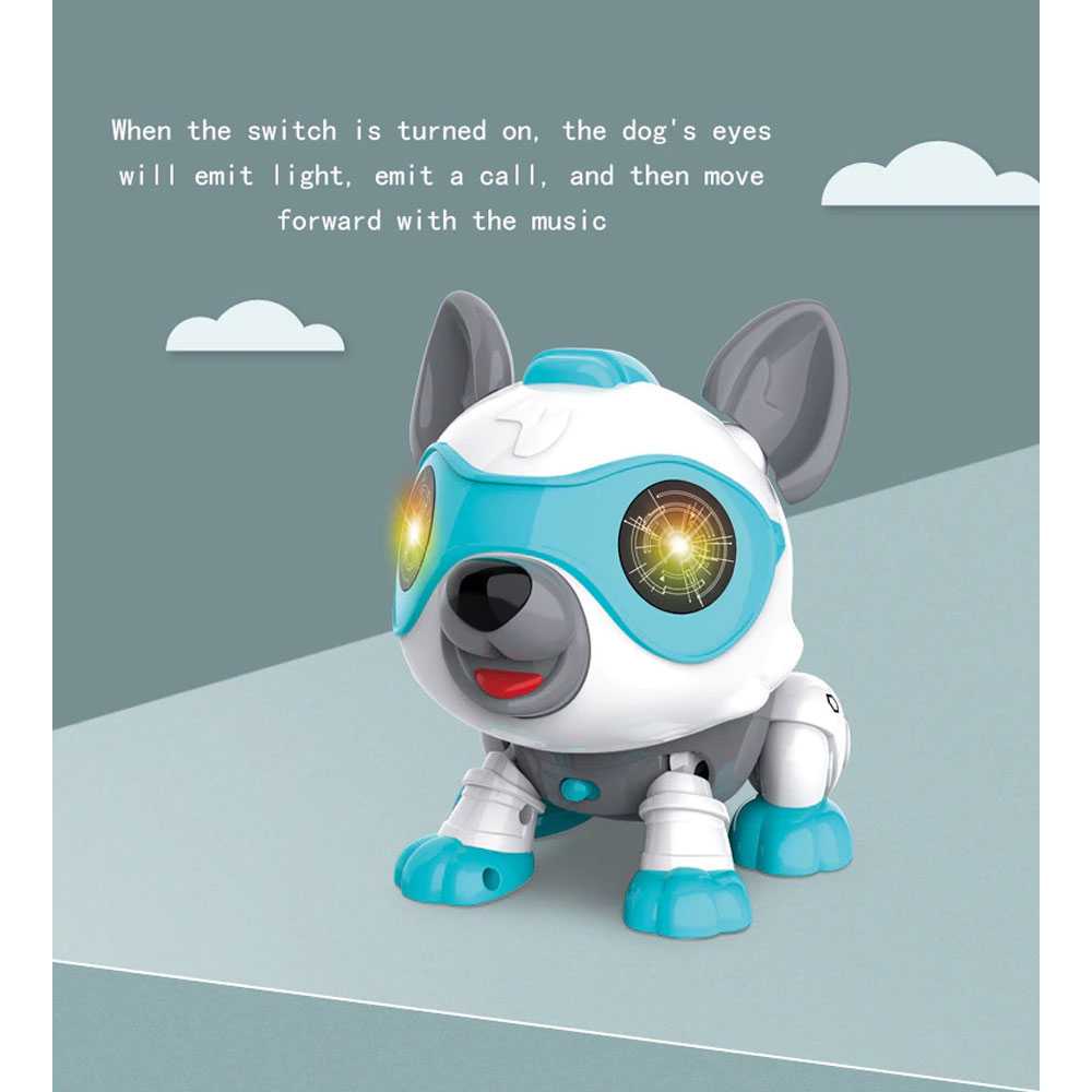 GIJ - DZQ Mainan Robot Dog Kontrol Perintah Suara Anak Voice Control