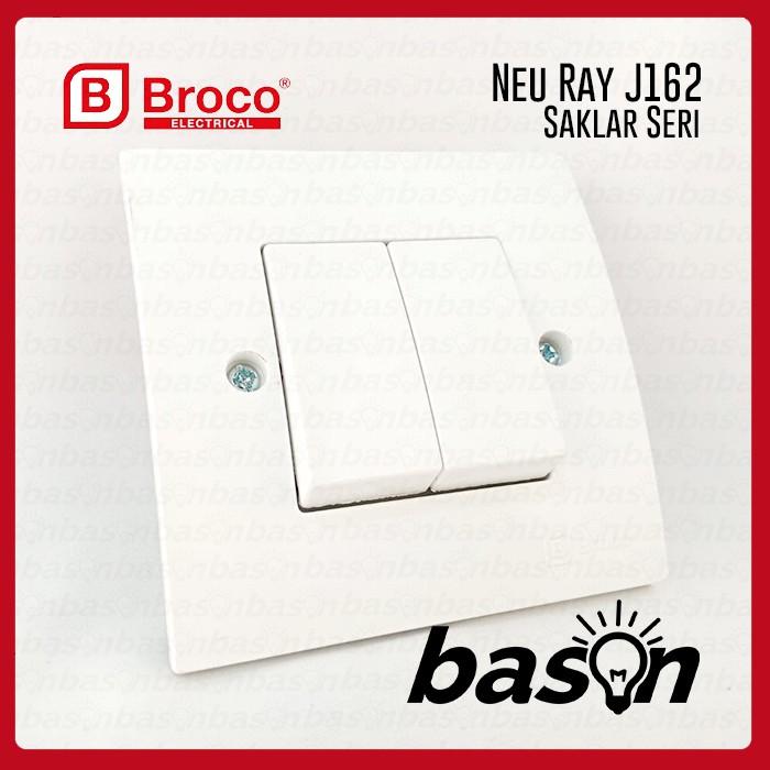 Broco J162 NEU RAY Double Switch - Saklar Seri