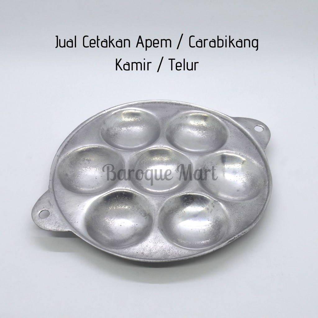 Cetakan Carabikang Carabika Loyang Kue Bikang Apem Selong Kue Lumpur Mini Kue Cubit 7 Lubang Shopee Indonesia