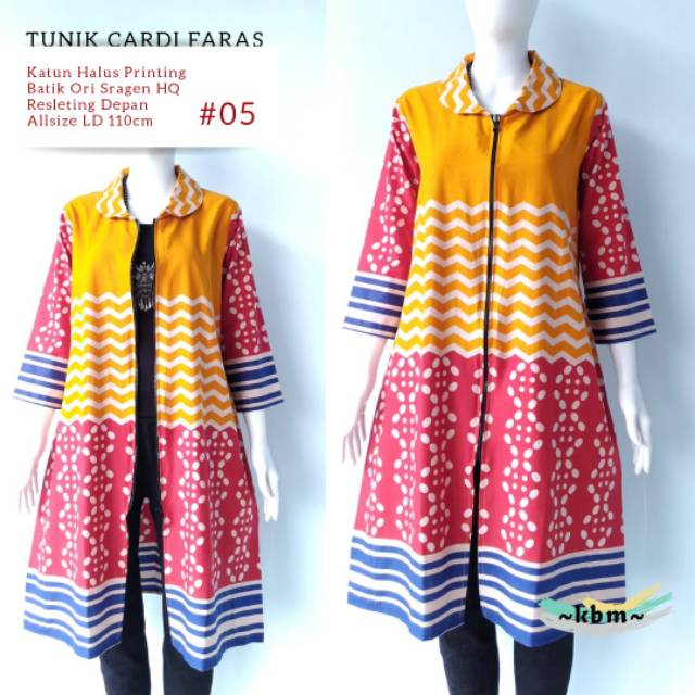 Tunik cardi faras batik ori sragenan