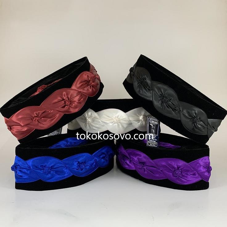 Songkok Awang Citra Kembang Kol Ac Hitam Merah Maroon Biru Ungu Hijau Putih / Kopeah Beludru / Peci 