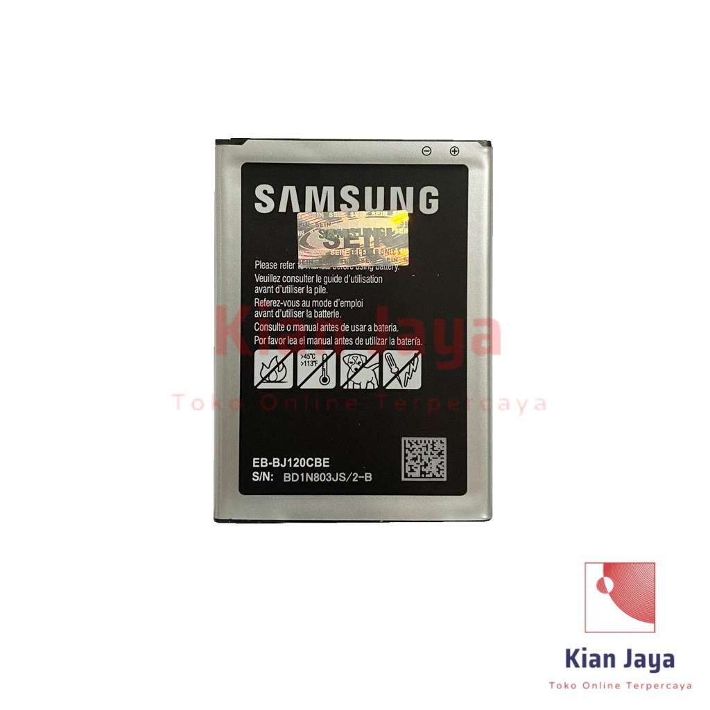 [Garansi 100% Ori] Baterai Samsung Galaxy J1 2016 / J120 / J120F / J120G Batre Battery Hp Original