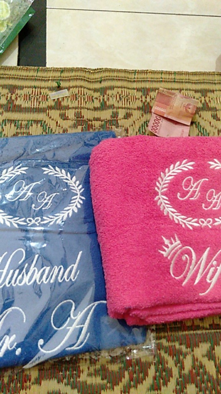 Handuk Couple Mutia (tanpa Box)