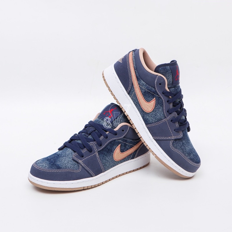 Air Jordan 1 Low Denim GS Women