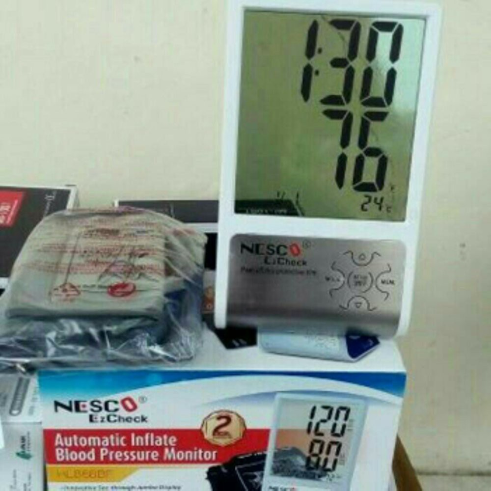 NEW VERSI... Tensi Digital NESCO HL868BF / Tensi Darah Digital Lengan Nesco