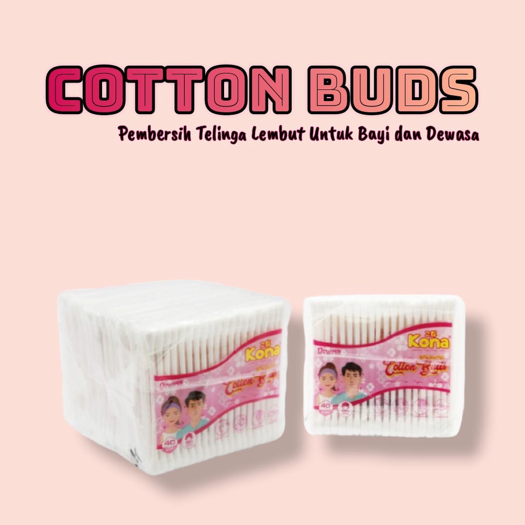 AZ COTTON BUDS / KOREK KUPING / PEMBERSIH TELINGA DEWASA