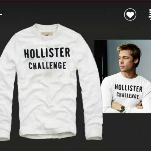 Kaos lengan panjang HOLLISTER