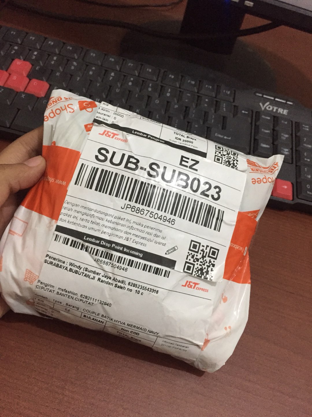 Couple Batik Hyva Mermaid Navy