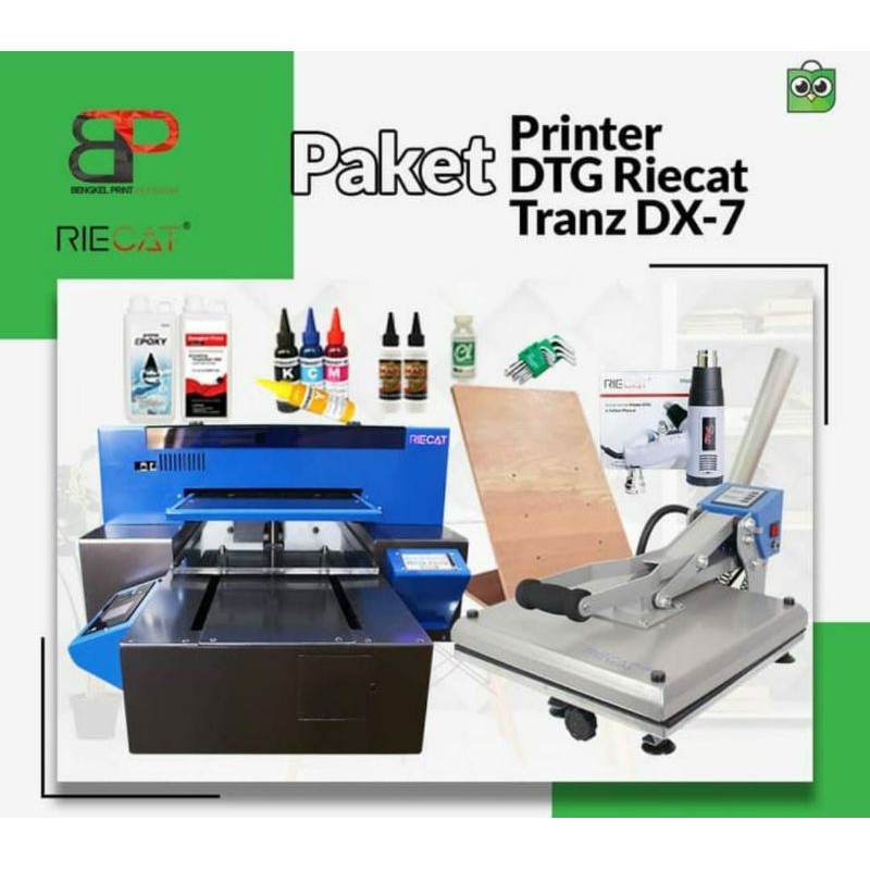 Paket printer DTG Riecat A3 trans DX-7