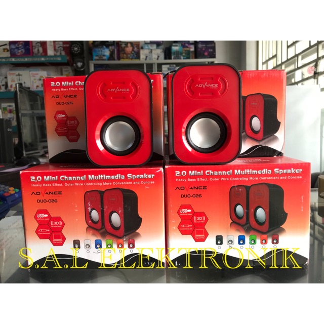 speaker laptop komputer Advance 026 / 040