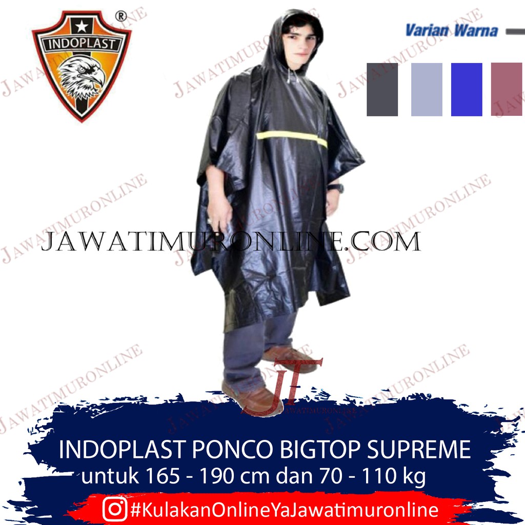 Jas Hujan Indoplast PONCHO BIG TOP SUPREME