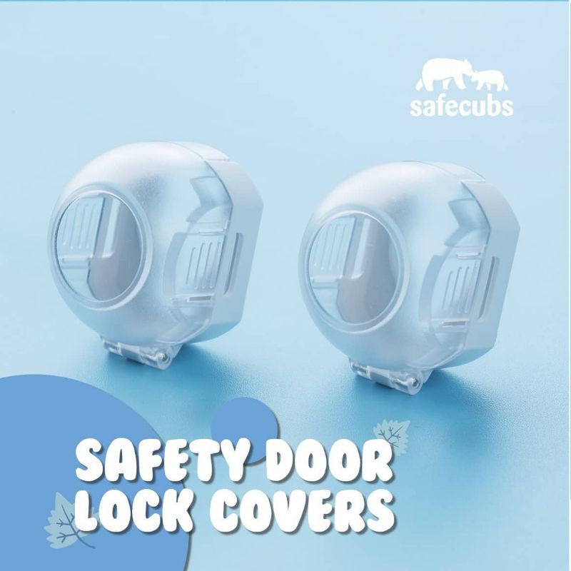 Safecubs safety door lock cover / pengaman pelindung kunci pintu