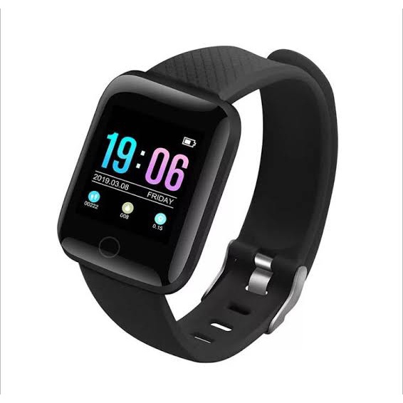 COD ✅- Smart Watch Dennos 116 Support Android IOS Original Anti Air Waterproof Smartwatch A7s Spo2 Heart Monitor