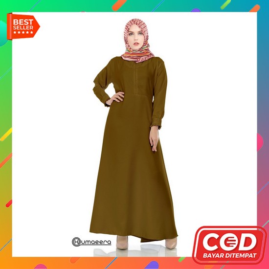 Gamis Dress Elegan Terbaru Syari Cewek Kekinian Wanita Model Fk Anjani Dress Baju Pakaian W Gamis Ke