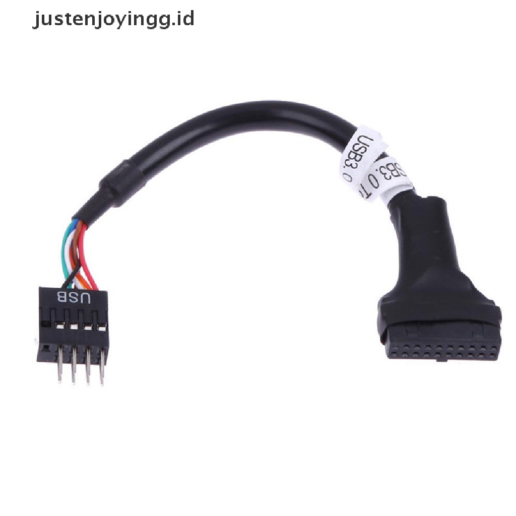 Kabel Adapter Header Motherboard USB 3.0 20-Pin Male Ke USB 2.0 9-Pin Male