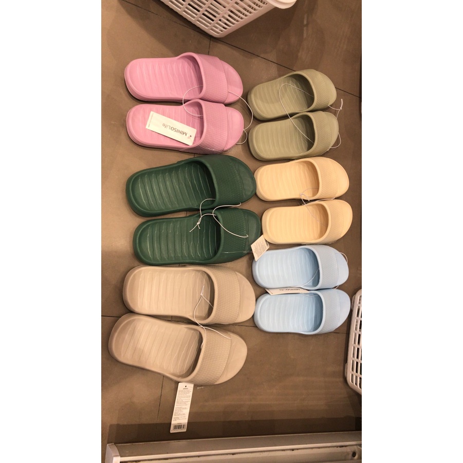 MINISO Sandal Selop/MINISO Bathroom Slippers [READY STOCK]