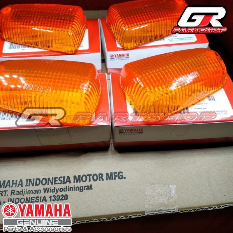 MIKA LAMPU SEN SET SCORPIO RX KING ORI YGP RXKING RX-KING LENS SIGN SEIN SIGNAL RITING KIRI KANAN